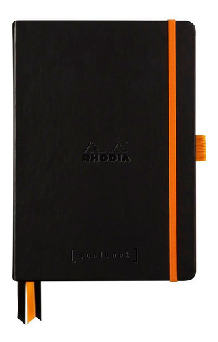 Caderno Pontilhado Goalbook Rhodia A5 120 Folhas Black