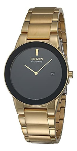 Citizen Hombres Eco-drive Goldtone Axiom Cronógrafo Reloj