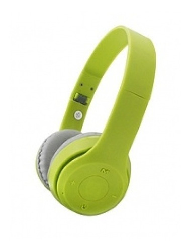 Netmak Auricular Vincha Plegable Bluetooth Verde Nm-palm-g