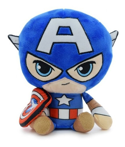 Peluche Capitan America Sentado 20 Cm Marvel/phi Phi Toys