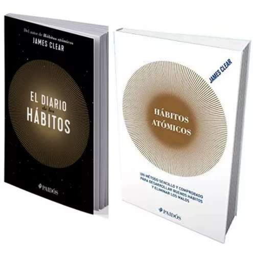 Pack X 2 Libros Hábitos Atômicos + Diario De Habitos- Paidos