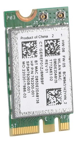 Tarjeta De Red Inalámbrica Bcm943142yh 150mbps Ngff M.2