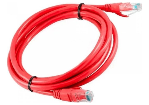 Patch Cord Exelink Cat 6 Rojo 60cm