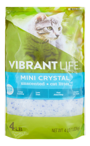 Arena Para Gato Cristalizada Vibrant Life Premium 4 Lb