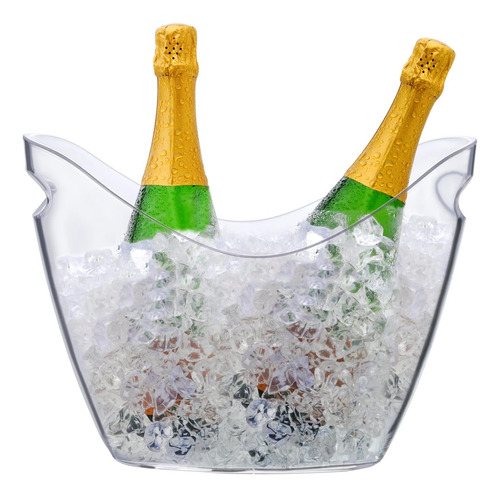 Asika Cubo De Hielo Cubo De Vino, Cubo De Plástico Acrílico