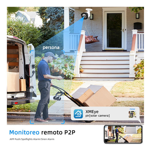 Kit 4 Cámaras De Seguridad COZYCAST K4w 5mp Color Blanco Con Resolución De 4ch 5mp Visión Nocturna Incluida Exterior Videovigilancia 1T
