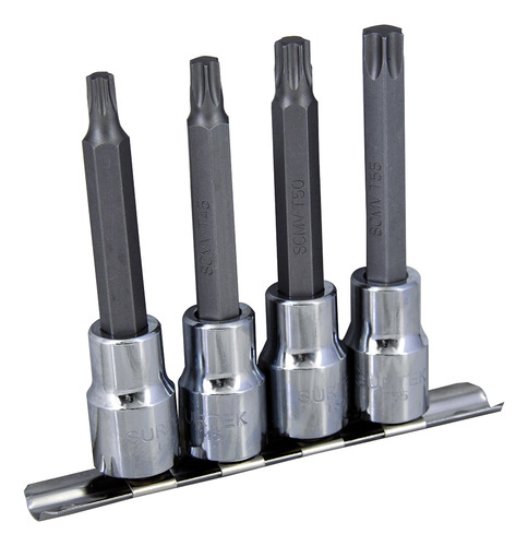 Surtek Juego De 4 Dados Punta Larga Torx® 1/2