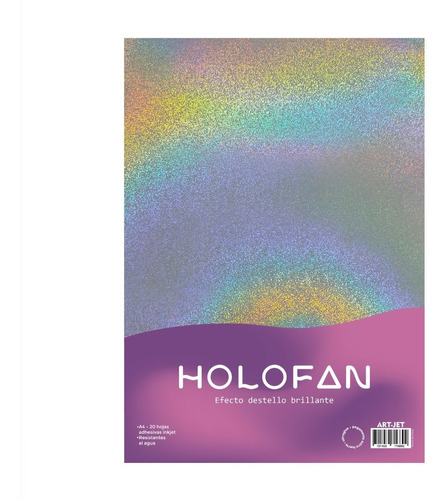 Papel Holofan Efecto Destello Brillante A4 Artjet