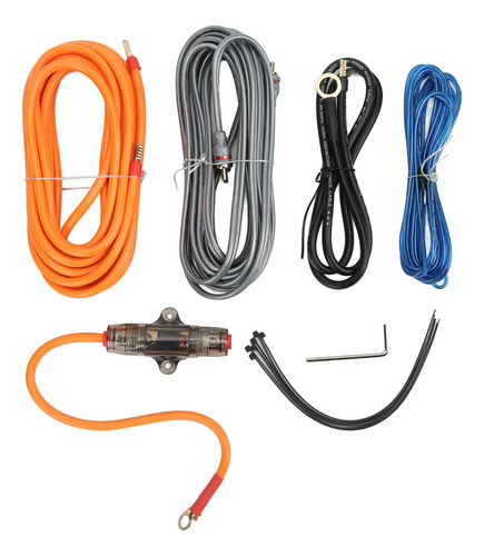 Juego De Cables De Amplificador De Potencia Para Coche, Kit