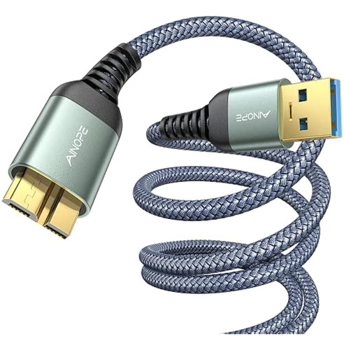 Usb 3.0 Micro Cable, 3.3ft Usb 3.0 A Macho A Micro B Cable D
