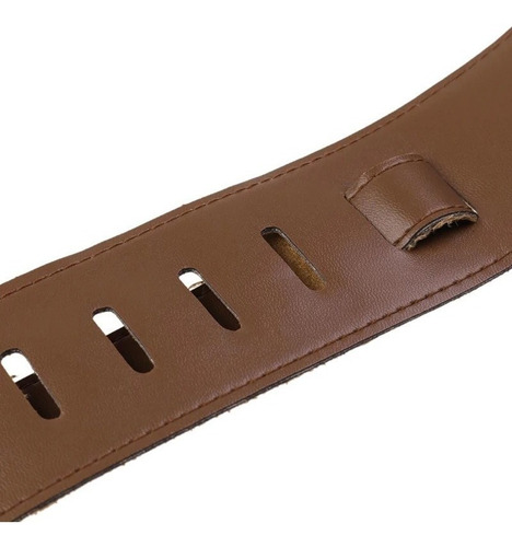 Imagen 5 de 5 de Correa Para Guitarra Ajustable Cuero Fender Cafe Moro