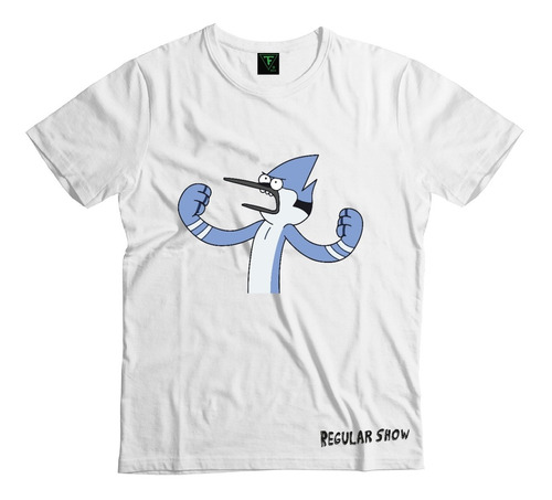 Polera Mordecai Regular Show Diseños Algodón Unisex Xxl Xxxl