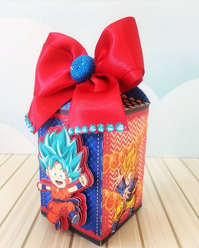 Kit Imprimible Cajitas 2 Dragón Ball Goku