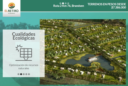Imagen 2 de 6 de Dueño Vende Lote En Barrio Cerrado Ruta 2 Km 76 Sn, La Plata. Se Acepta Permuta