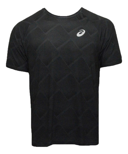 Remera Asics Running Hombre Sound Graphic Negro Ras