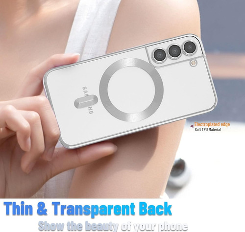 Protector Para Samsung S20fe Iman Para S20 Fe Camara Funda Plateado S20 Fe