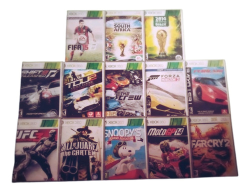 5 Games Xbox 360 Lt / Rgh Envelope