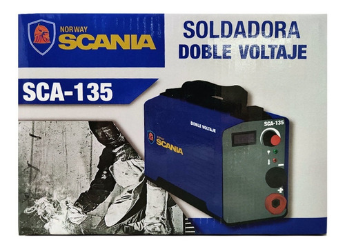 Soldadora inverter Scania SCA-135 azul 60Hz 110V/220V