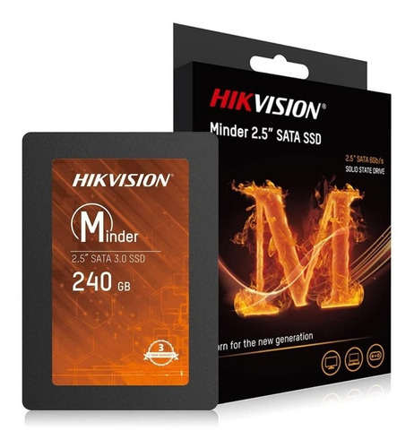 Disco Solido Hikvision Minder Hs-ssd-minder(s) 240gb 2.5''