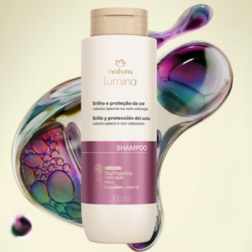 Lumina Kit Shampoo E Condicionador Brilho E Proteção Da Cor