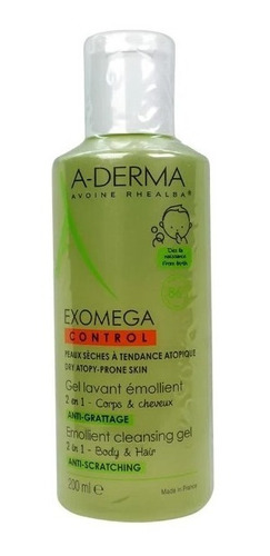 A-derma Exomega Control Gel Limpiador Bebé 2 En 1 200ml