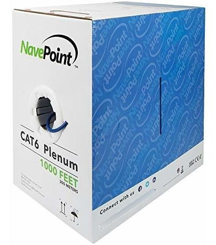 Cable De Red Ethernet Cat Navepoint Cat6 Plenum (cmp), 1000 