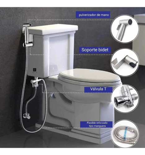 Ducha Bidet Wc Árabe Acero Inoxidable