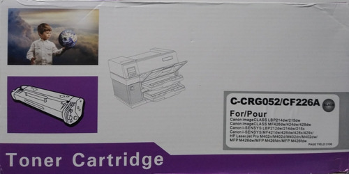 Cartucho Toner Compatible  Hp Cf226a / Crg052 Nuevo 