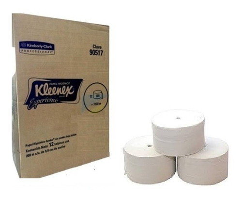 Papel Higiénico Kleenex Experience Caja 12 Rollos 260m 90517
