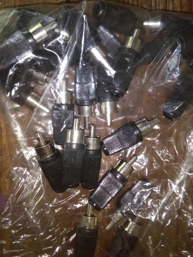 Conector Rca De Plastico X 4