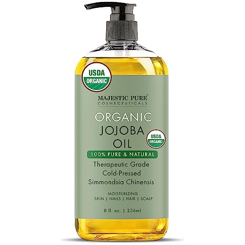 Aceite De Jojoba Orgánica Majestuoso Usda Orgánica - Qt9vq