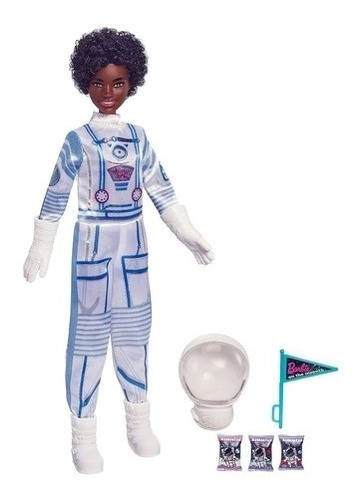 Muñeca Barbie Astronauta Piel Morena