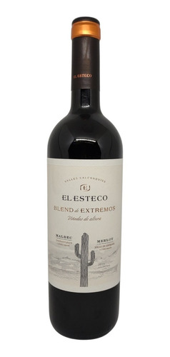 Imagen 1 de 10 de Vino El Esteco Blend Extremos Malbec- Merlot 750ml.