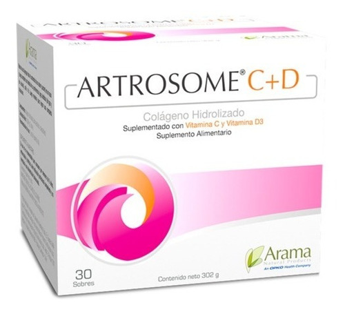 Colágeno En Sachet Artrosome C+d X 30 Sachet 10 Gr