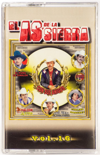 Cassette Original De El As De La Sierra Con Sus Amigos V. 16
