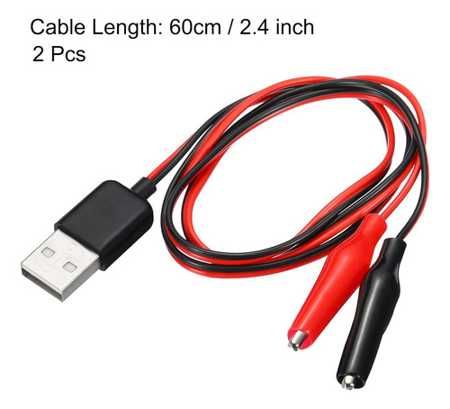 Meccanixity Cable De Prueba Con Abrazaderas De Cocodrilo, Us