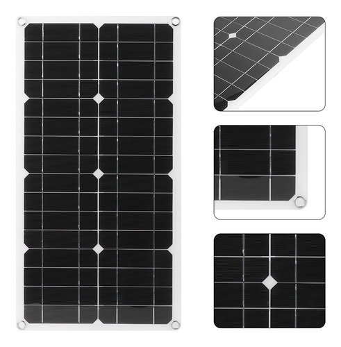 Módulo De Células Solares 25w 18v Panel 12v/5v Dual Usb Ip65