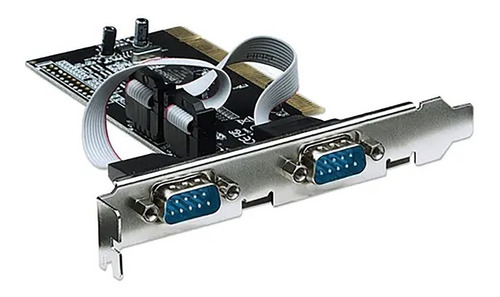 Imagen 2 de 3 de Tarjeta Serial Pci 2 Ptos Db9 Manhattan 158213
