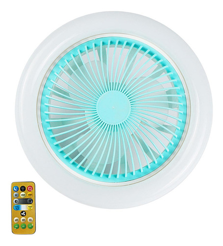 Yi Ventiladores Led 30w 36w Con Lámpara Azul 36w