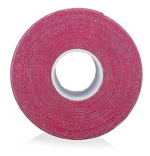Cinta adhesiva de kinesiología muscular para atletas, 2,5 cm, color rosa