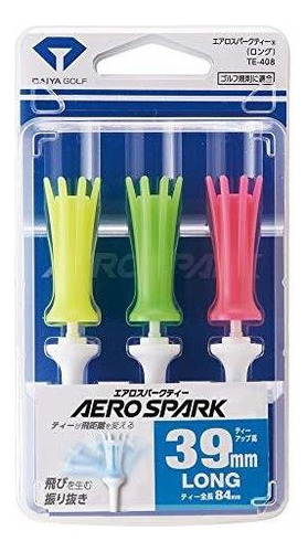 Carta Daiya Aero Spark Tamaño Tee De Golf Long 3 Ct