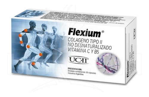 Flexium X30 Caps. Colageno Tipo Ii Ucii No Desnaturalizado