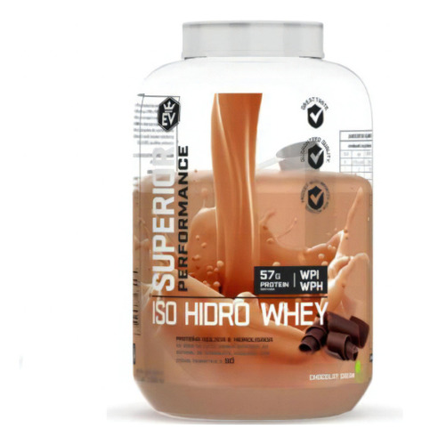 Whey Protein Isolada Hidrolisada 1kg Evo Sabor