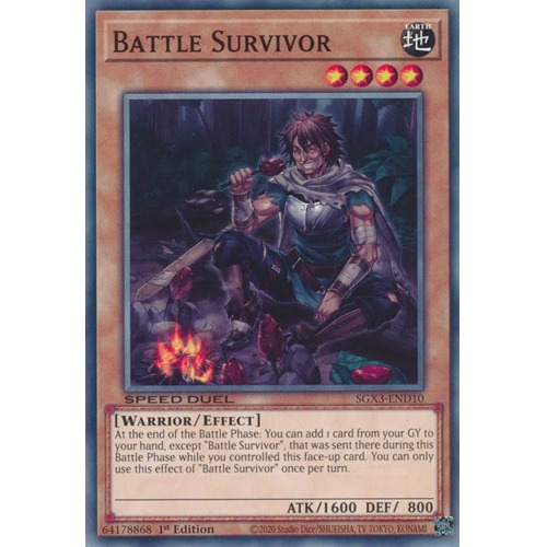 Battle Survivor (sgx3-end10) Yu-gi-oh!