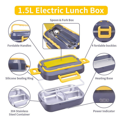 Nuevo Fiambrera Eléctrica De La Comida, Calentador De