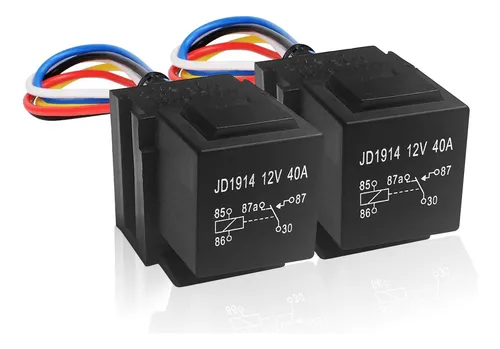 Mgi Speedware Relés Automotrices De 12 V Spdt De 40 Amperi.