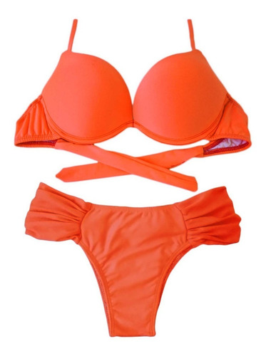Biquíni Turbo Push Up Neon - 3d - Cor Fluorescente