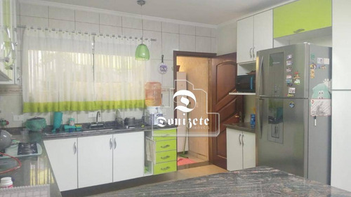 Sobrado Com 3 Dormitórios À Venda, 220 M² Por R$ 636.000,00 - Parque Das Nações - Santo André/sp - So3629