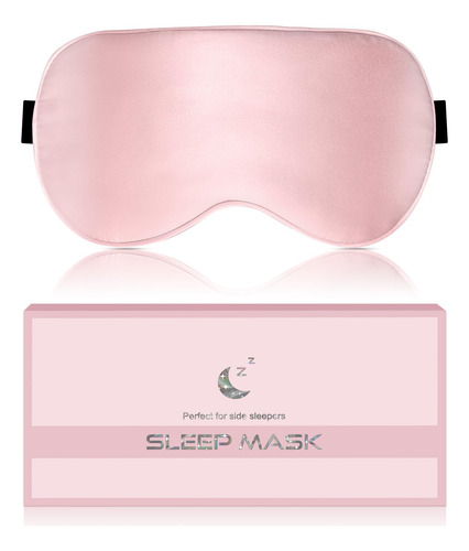 Máscara Para Dormir De Seda Blssnz, Suave Y Transpirable, Co