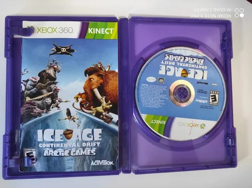 Jogo Kinect Ice Age / Era Do Gelo Continental Drift Xbox 360